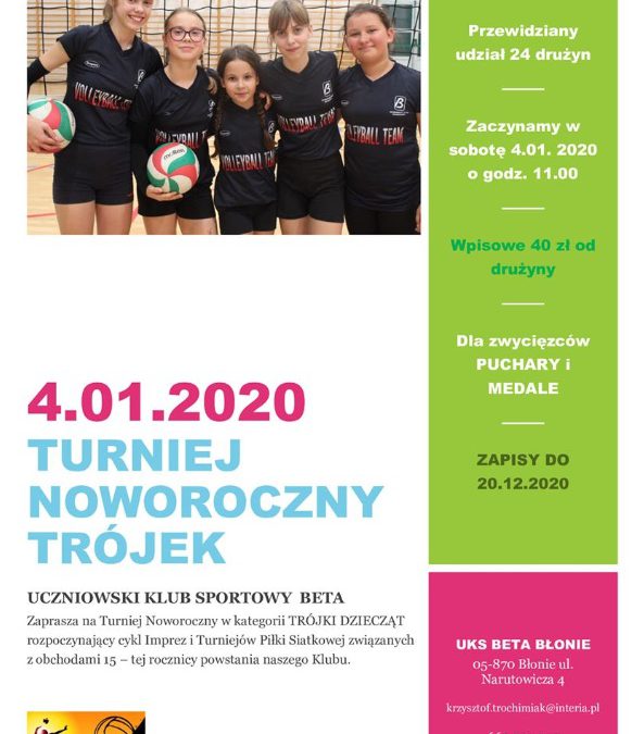 Turniej Noworoczny Trójek – dziewcząt 2008 i mł.