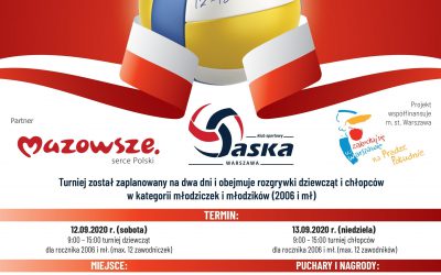 12-13 września – III Ogólnopolski Turniej Piłki Siatkowej Młodziczek i Młodzików „NIEPODLEGŁA”