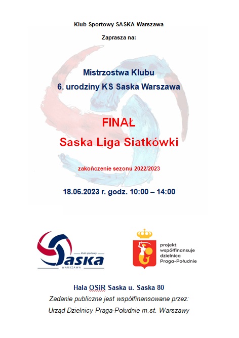 Mistrzostwa Klubu – FINAŁ Saska Liga Siatkówki – zakończenie sezonu 2022/2023