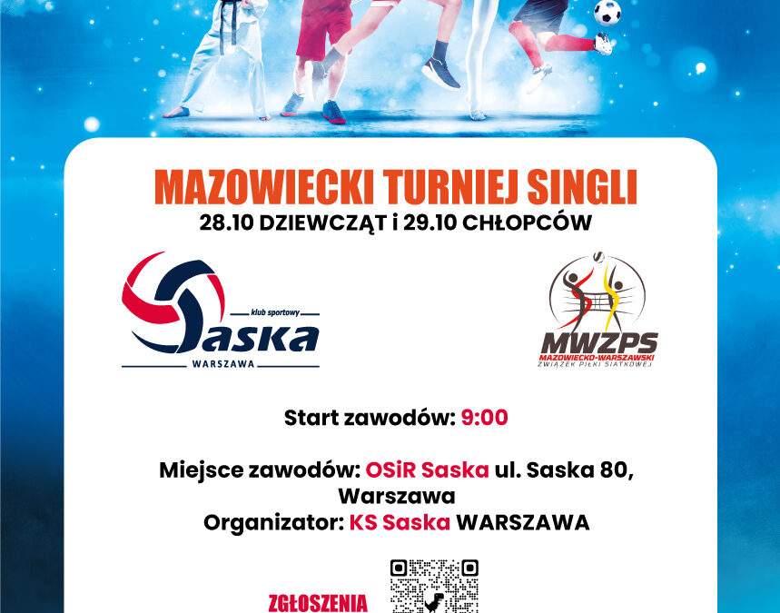 Mazowiecki Turniej Singli dziewcząt i chłopców (2014 i młodsi)