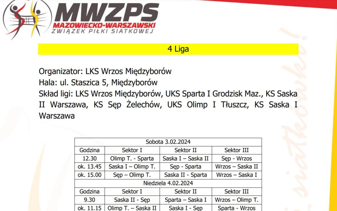 IV Turniej Ligowy Młodziczek Saska I i Saska II