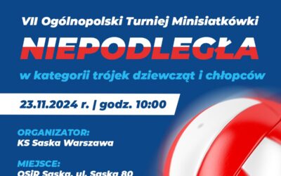 23 listopada odbędzie się VII Turniej NIEPODLEGŁA