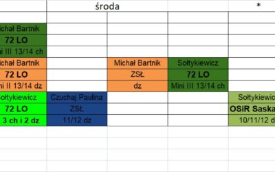 Zmieniony grafik na 5-9 maja – egzaminy maturalne!