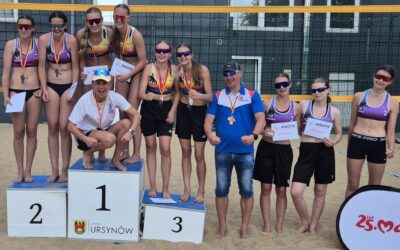 SIATKÓWKA PLAŻOWA – BRĄZOWY MEDAL MŁODZICZEK I JUNIOREK MŁODSZYCH dla KS SASKA WARSZAWA!!!