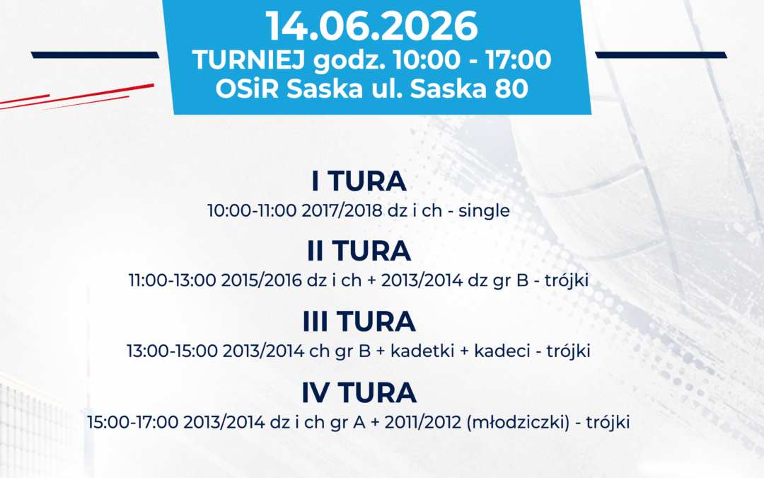 Turniej piłki siatkowej – Zakończenie sezonu 9 urodziny KS SASAKA Warszawa