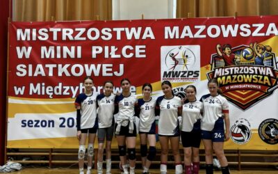 Aż drużyn KS Saska Warszawa awansowało do Finałów Mazowsza w minisiatkówce!!!